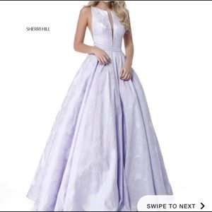 Sherri Hill purple dress style 15703